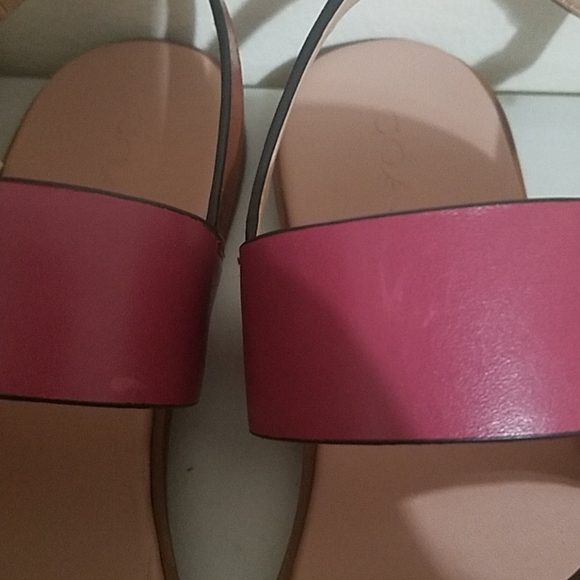 Coach NWOB logo chain sandals color block 9 39 - Picture 4 of 4